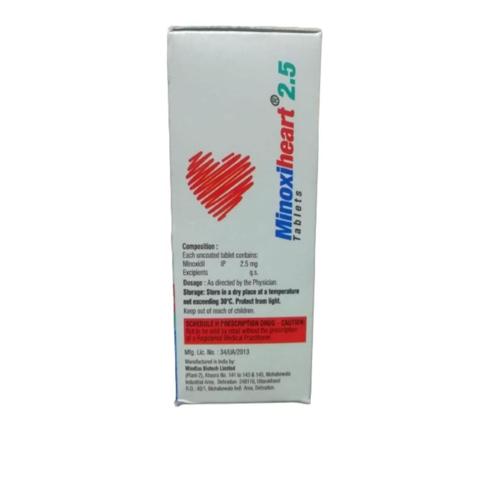 Minoxidil 2.5 Mg - Drug Type: General Medicines