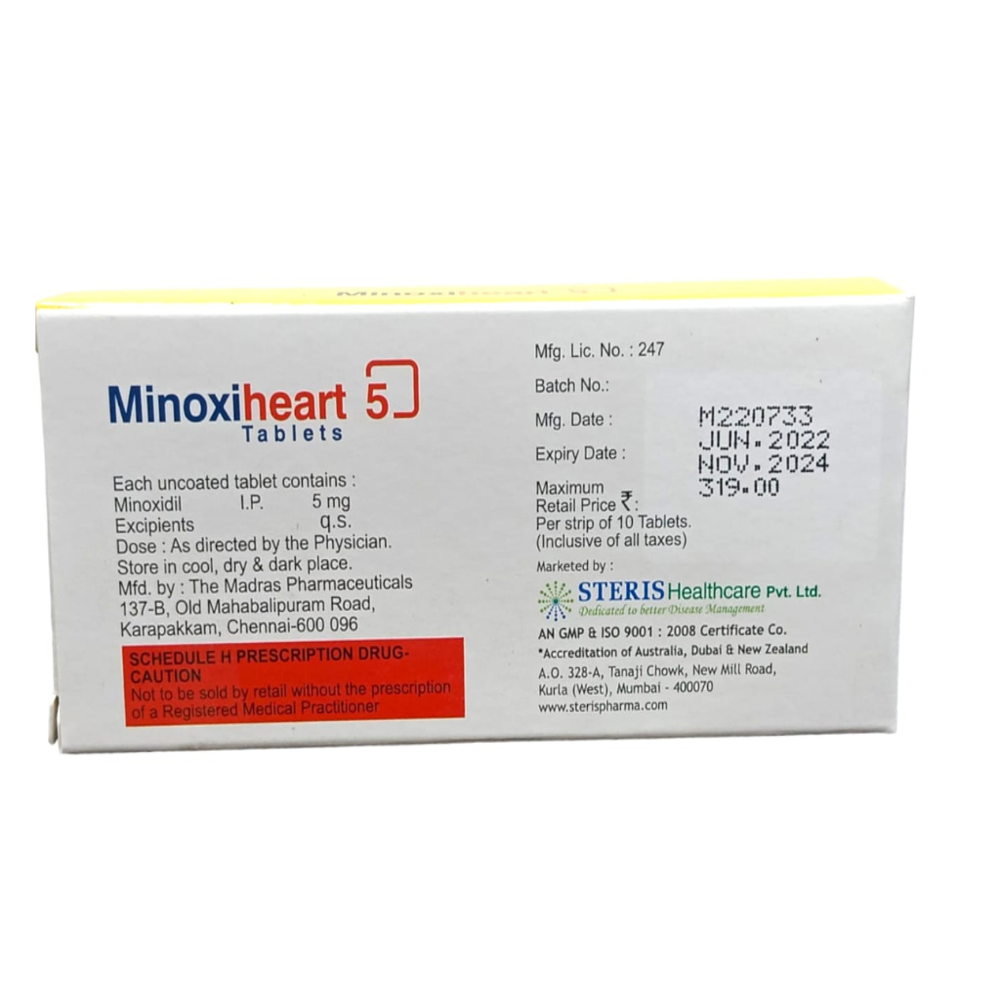 Minoxidil I.P. (5mg)