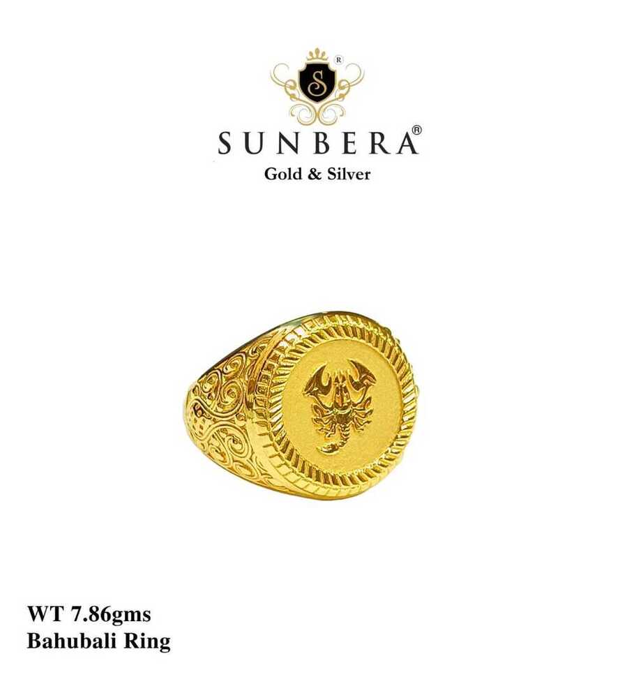 92% New Design Gold Bahubali Ring