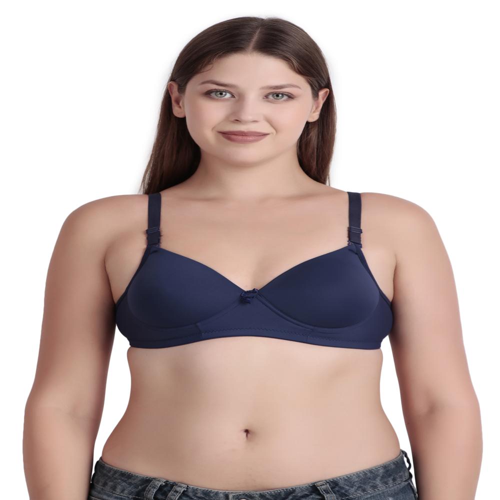 Ladies Plain Bra - Bra Design: Padded