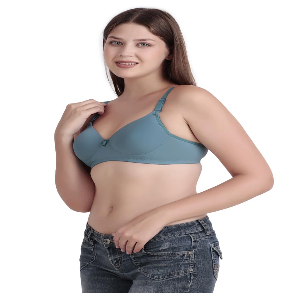 Ladies Plain Bra - Bra Design: Padded
