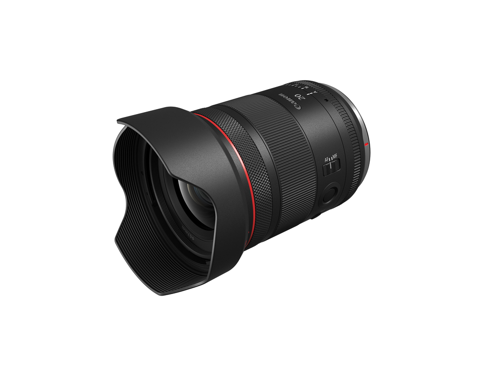 Rf20Mm F1.4L Vcm Front Slant W Hood - Body Material: Plastic