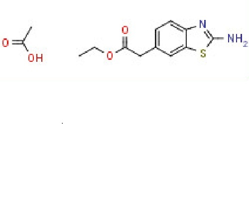 (2-Amino-benzothiazol-6-yl)-acetic acid ethyl ester acetate
