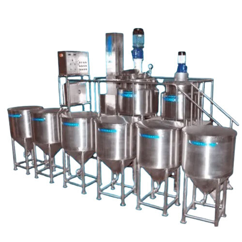 2000 Litre Cosmetic Cream Manufacturing Plant - Automatic Grade: Semi-Automatic