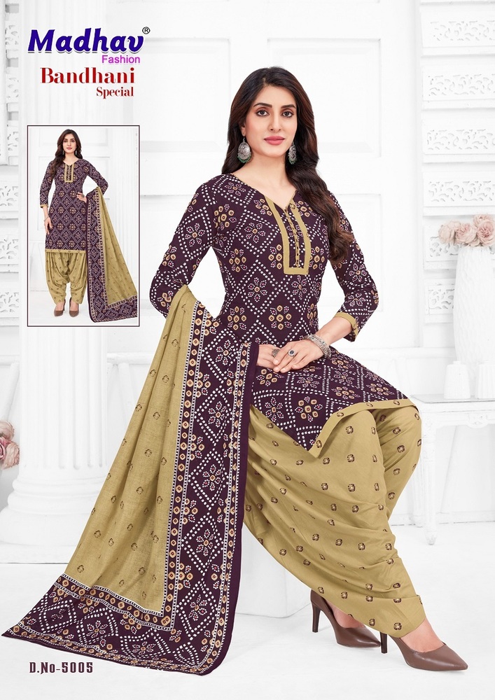Madhav Bandhani Vol-5  Dress Material
