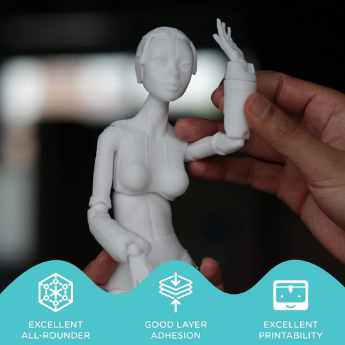 Polymaker PolyLite PETG Filament 1.75mm White 1kg Spool  Strong, Durable & Easy to Print 3D Printer Filament in India