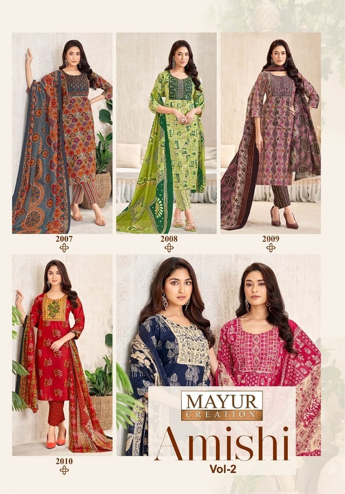 Mayur Amishi Vol-2  Dress Material