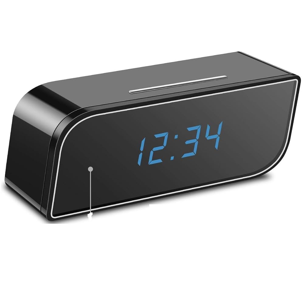 Spy Alarm Clock With Wifi - Color: Black