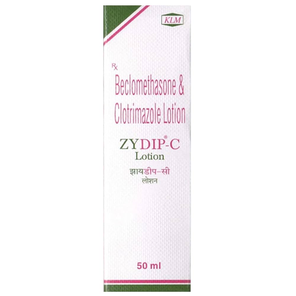 Zydip-C Beclometasone + Clotrimazole Lotion 50ml