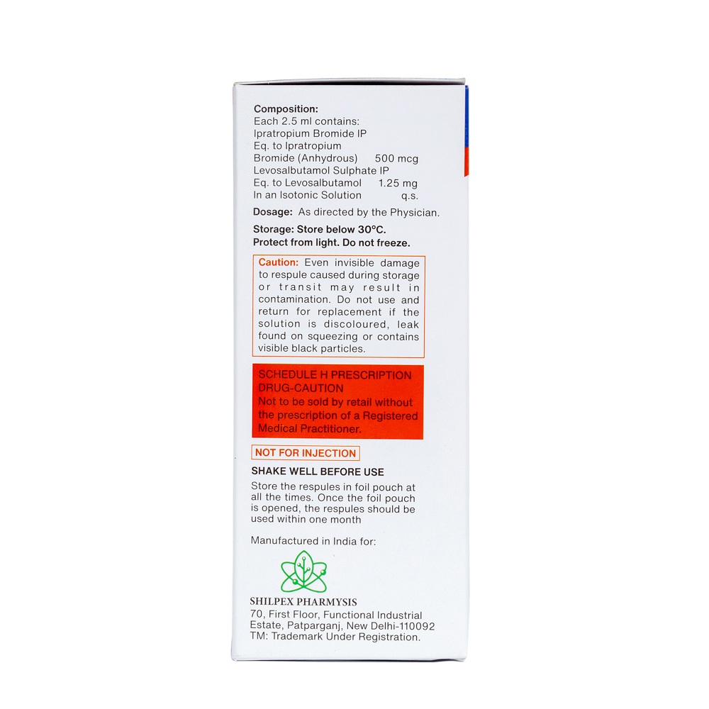 Levosalbutamol And Ipropium Bromide Respirator Solution