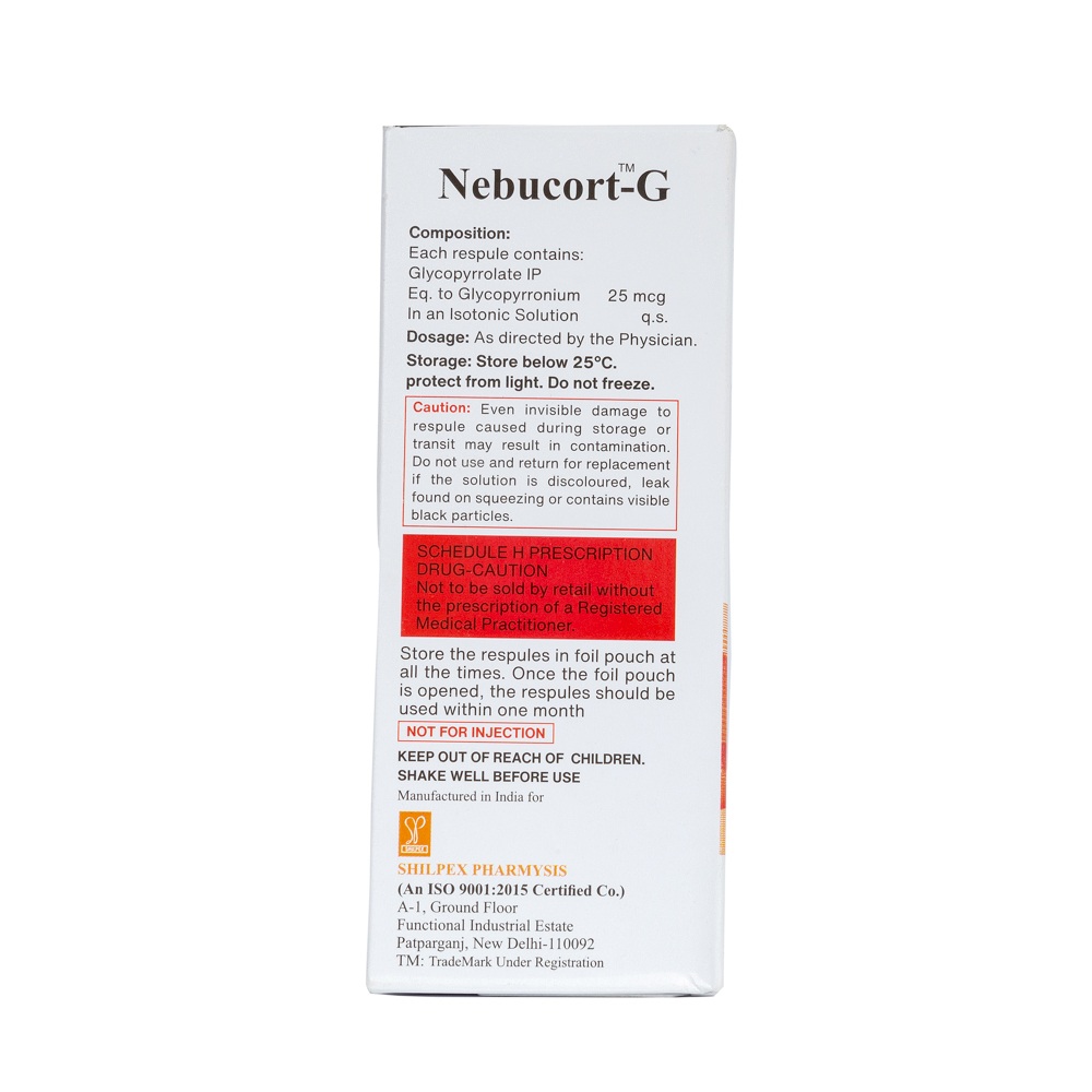 Glycopyrronium Inhalation Solution - Formulations Form: Liquid