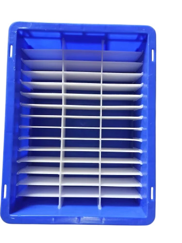 Fabricated Plastic Crate - Color: Blue
