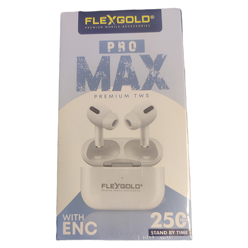 Flexgold Premium Tws Earbuds - Body Material: Plastic