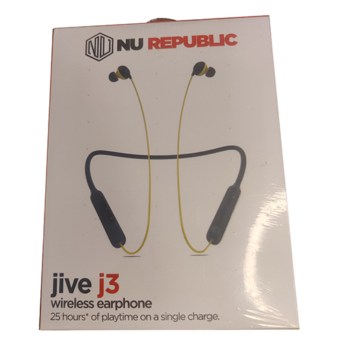 Jive J3 Wireless Earphones - Battery Backup: Up To 25 Hours