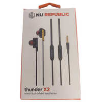 Thunder X2 Wired Dual Earphones - Body Material: Plastic