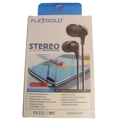Stereo Headphones - Body Material: Plastic