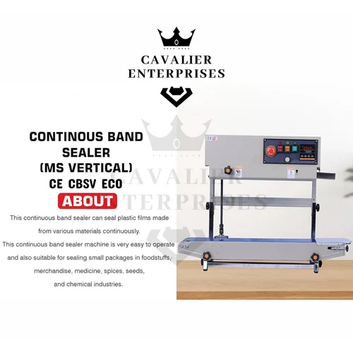 Continuous Band Sealer Regular Quality ( MS Vertical) CE CBSV ECO
