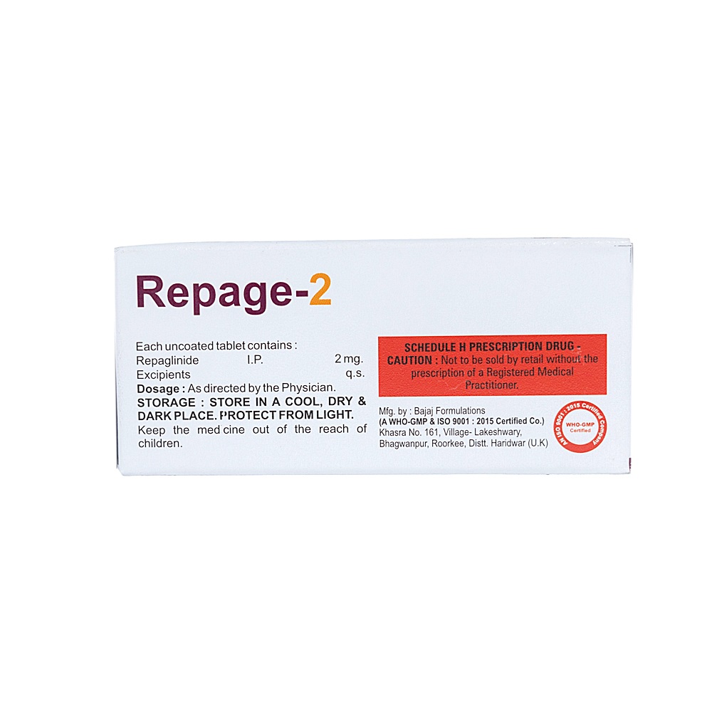 Repaglinide Tablets - Drug Type: General Medicines