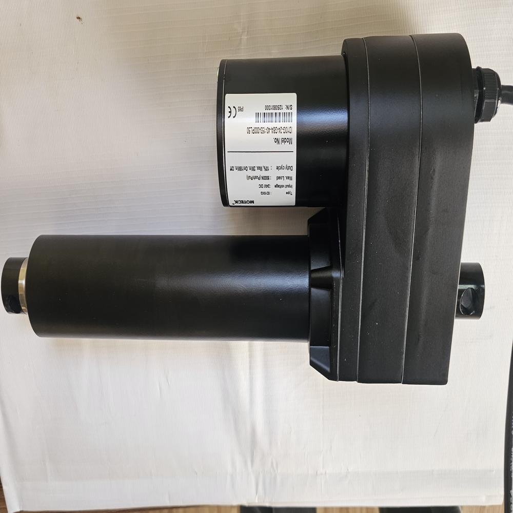 Electro Mechanical Linear Actuator - Steel Material, 5a Rated Current, 24v Rated Voltage, Ip69 | Self Locking, 120â°c Operating Temperature, Black Oxide Coating, 1 Year Warranty