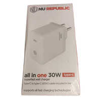 30w Type C Charger - Body Material: Plastic