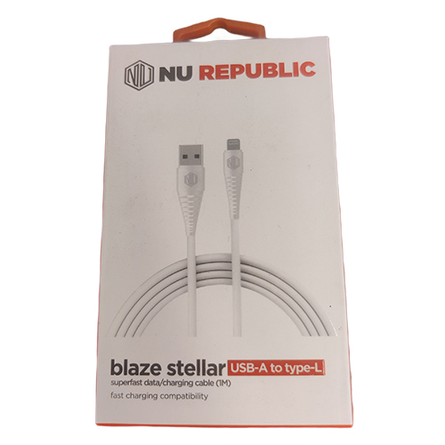Blaze Steller Usb A To Type-L Charger - Body Material: Plastic
