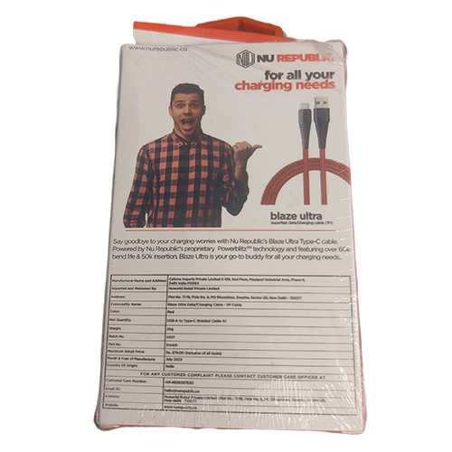 Blaze Ultra Data Cable - Body Material: Plastic