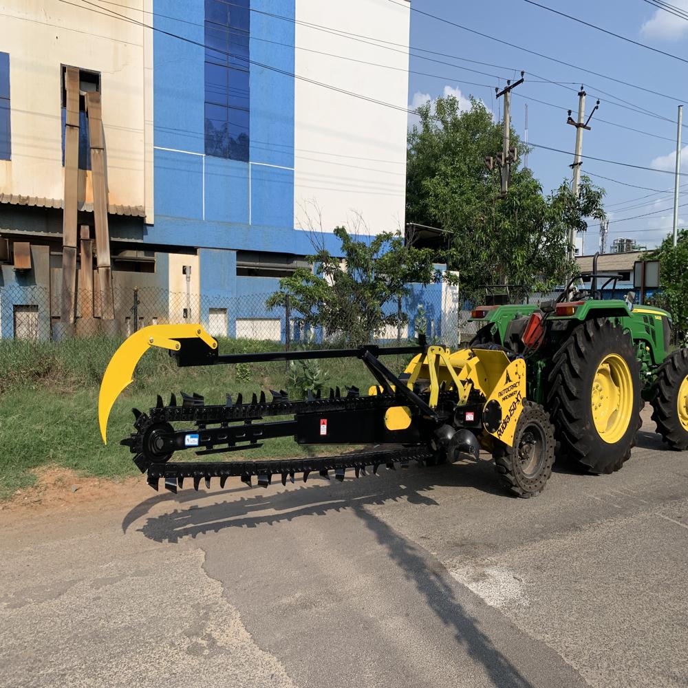 Ofc Cable Trencher - Rudra 150 Xt - Color: Yellow