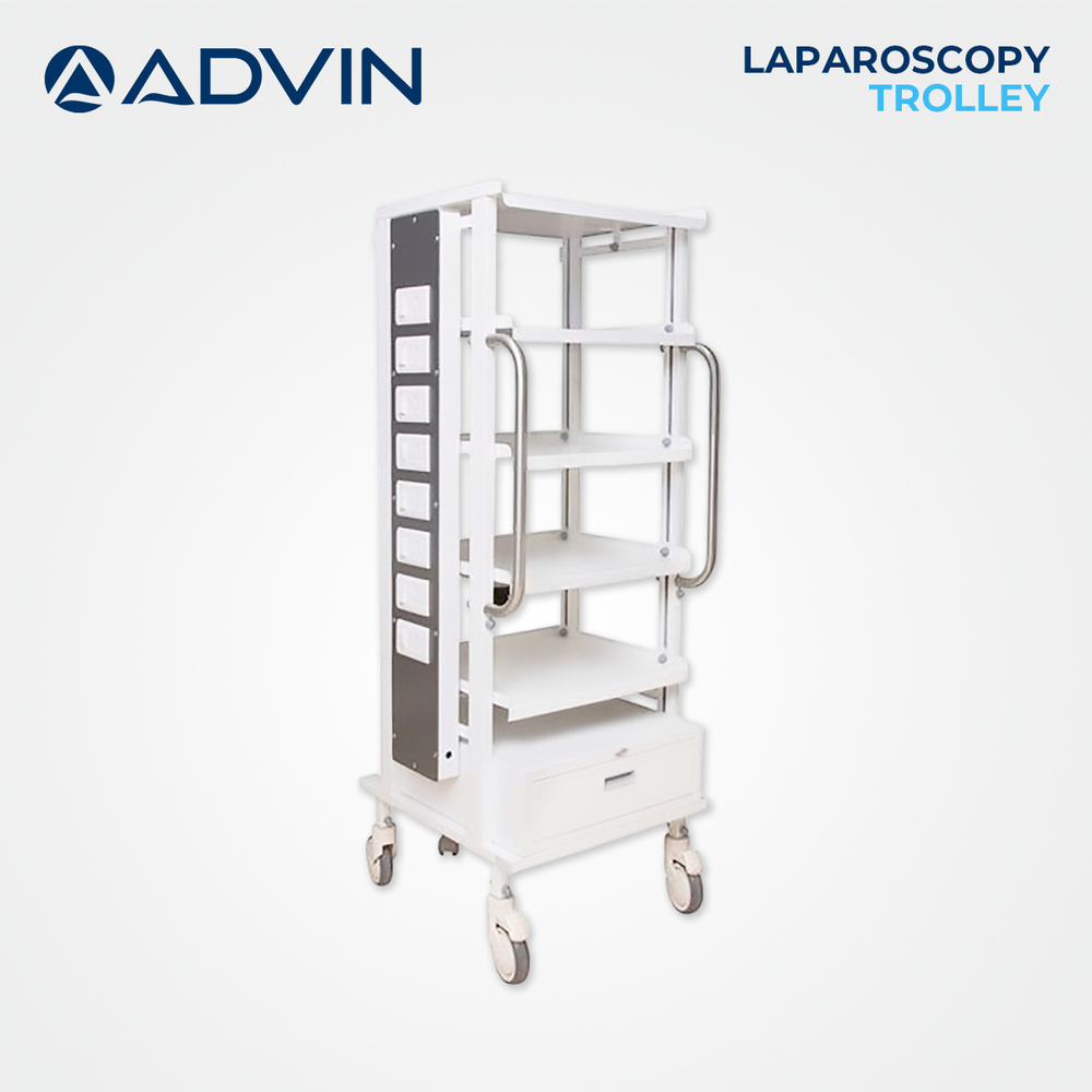 Stainless Steel Laparoscopic Trolley