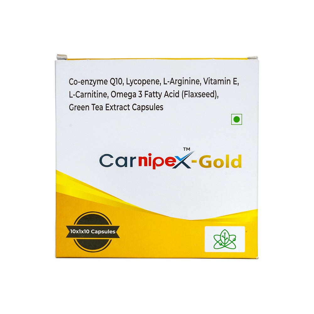 Co-Enzyme Q10 Omega 3 Fatty Acid And Green Tea Extract Capsules