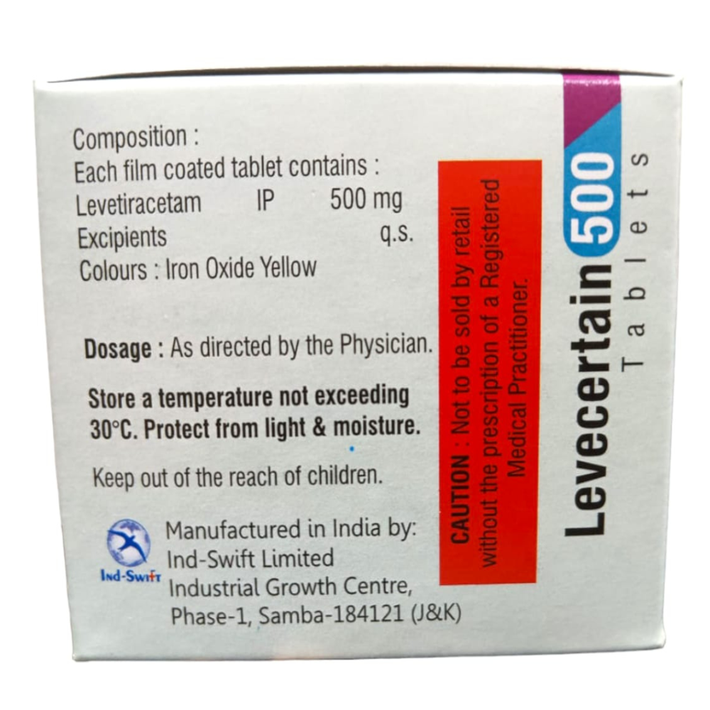 Levetiracetam (750mg) - Drug Type: General Medicines