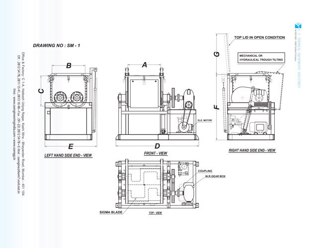 Sigma Mixer 100 Ltrs