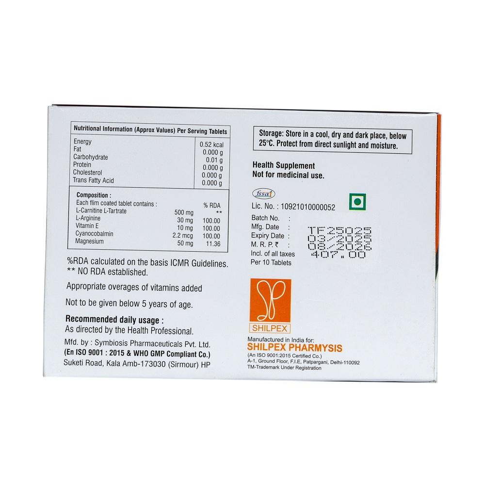 L-Carnitine And Magnesium Tablets