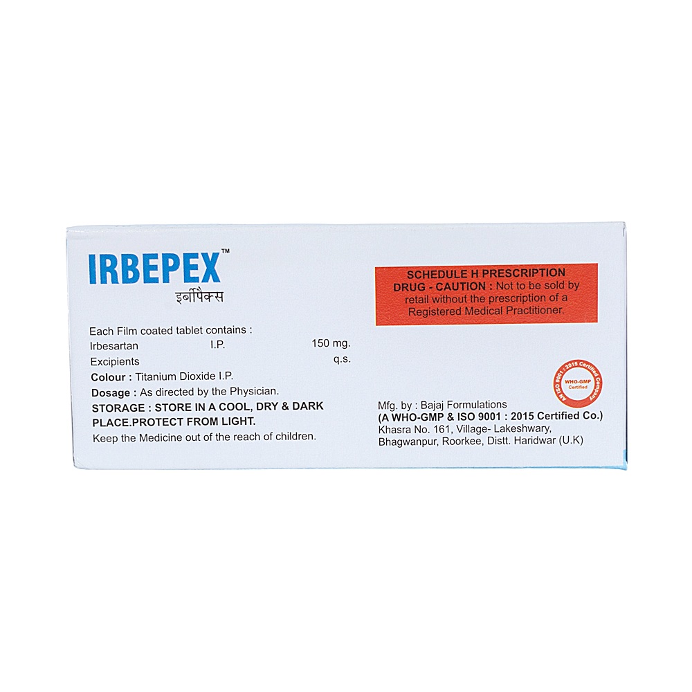 Irbesartan Tablets - Drug Type: General Medicines
