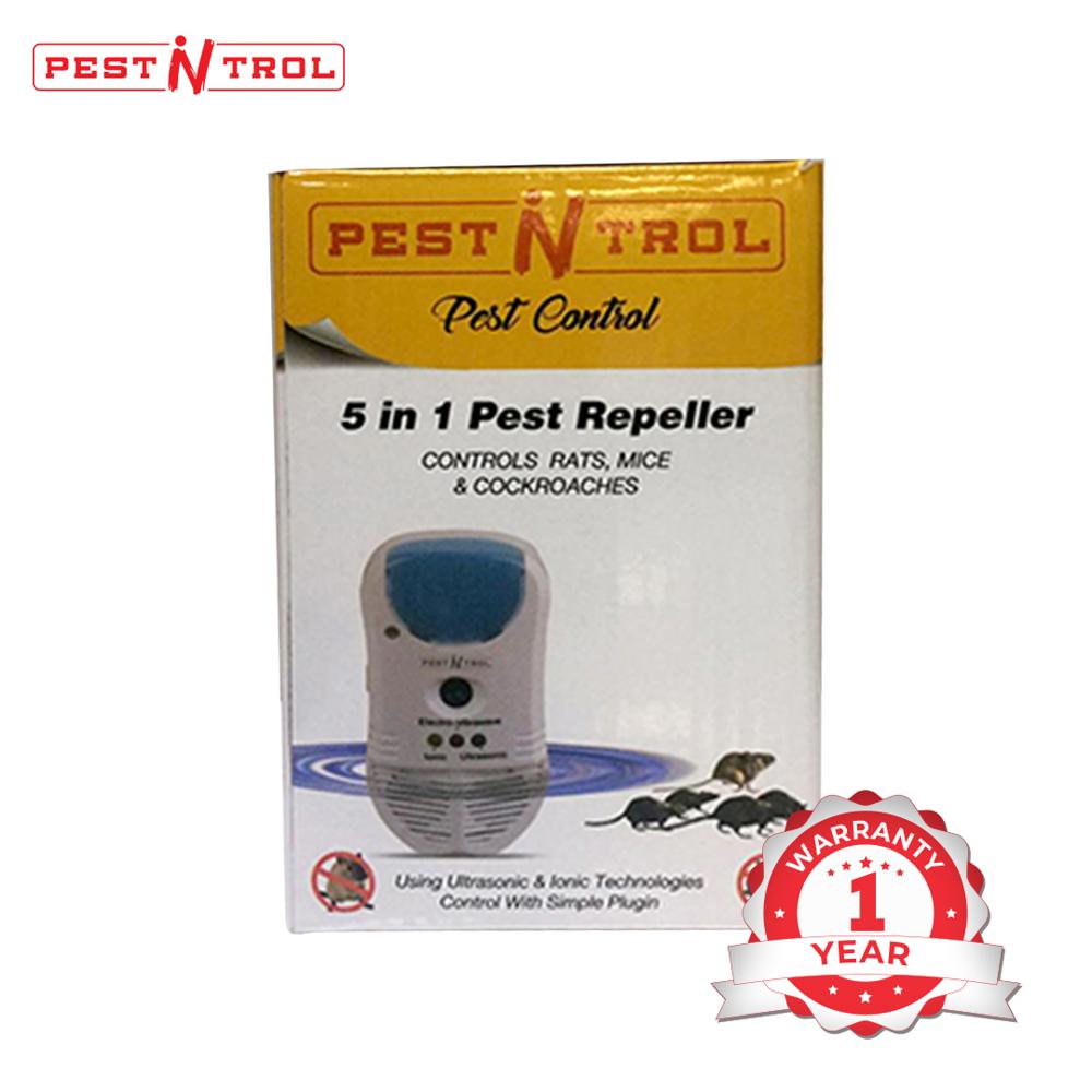 Pest And Rodent Repeller : 5 In 1 Pest Repeller - Material: Plastic