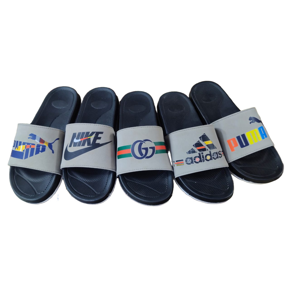 Rubber Flip Flop Slipper - Color: Grey