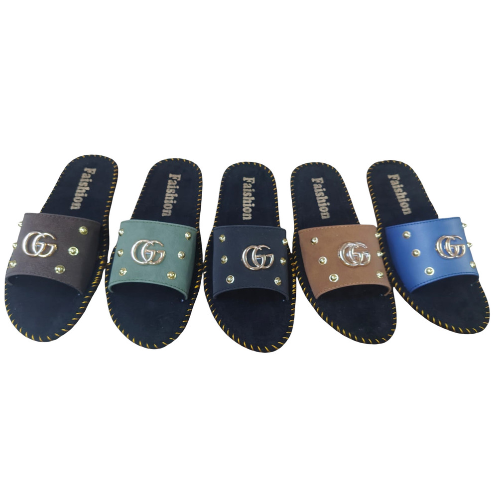 Mens Pvc Sole Slipper - Color: Multicolor
