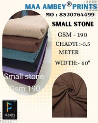 Small Stone Polyester Fabric