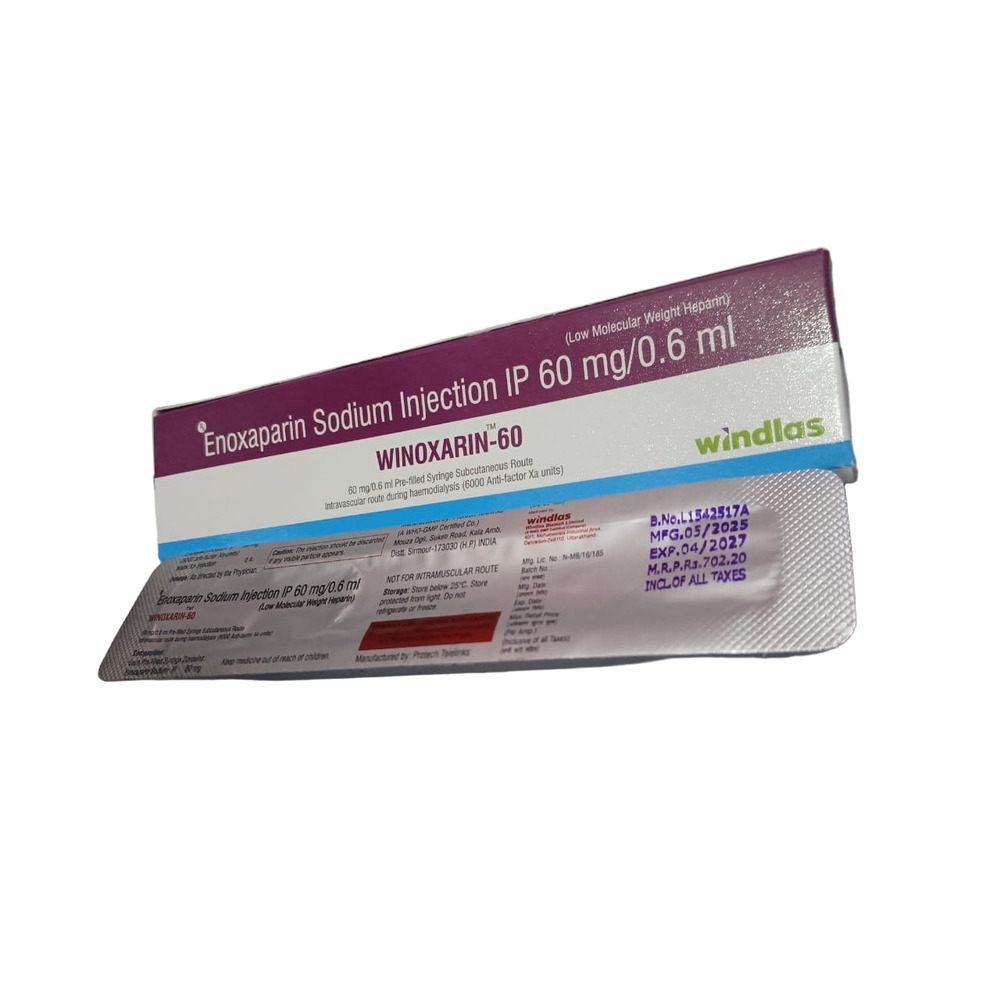 Enoxaparin Sodium Injection Ip 60 - Physical Form: Liquid