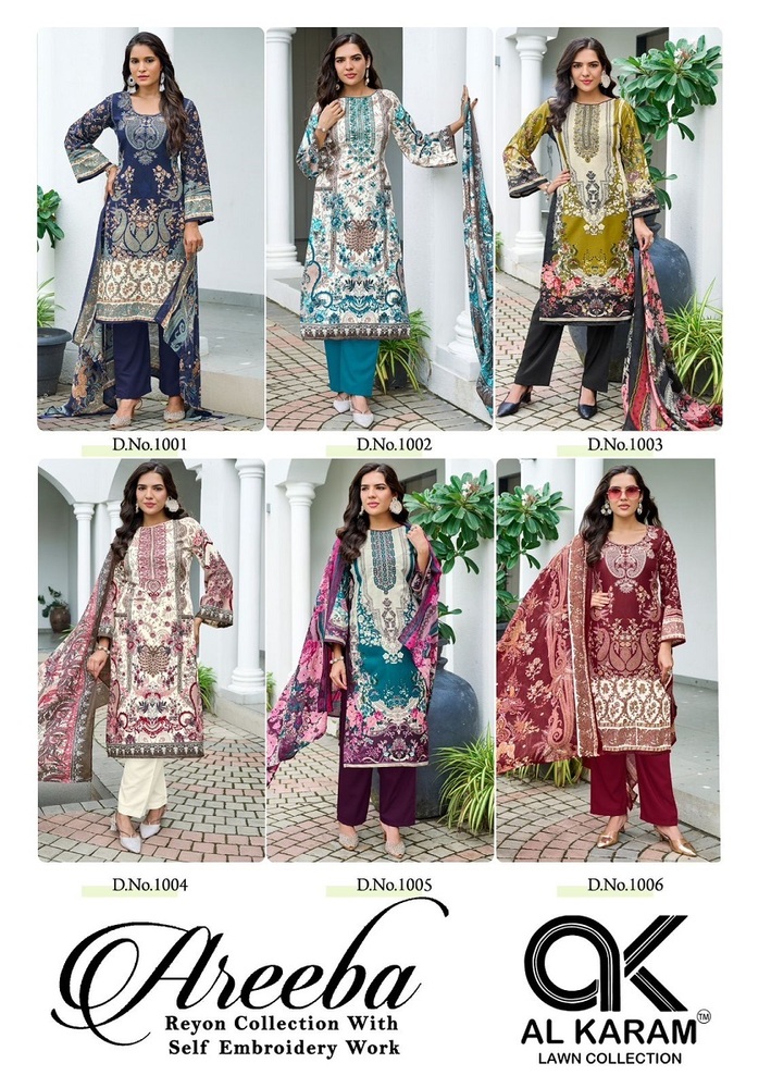 Alkaram Areeba Vol-1  Karachi Dress Material