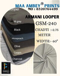 Armani Looper Polyester Fabric