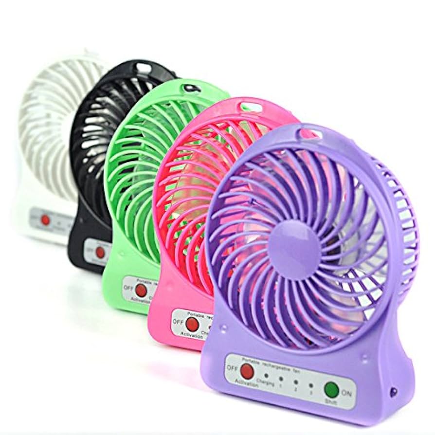 Mini Cooling Fan - Blade Material: Plastic
