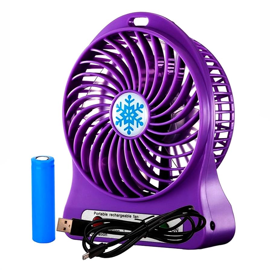 Mini Cooling Fan - Blade Material: Plastic