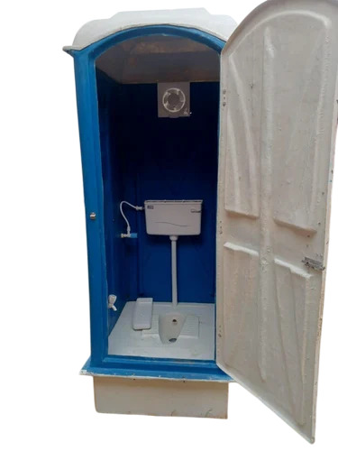 FRP Portable Toilet - 5-7mm Wall Panel Thickness, Multicolour Design | 15-25 Years Lifespan, One Door & One Window, Ideal for Various Applications