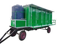 6 Seater Frp Mobile Toilet Van