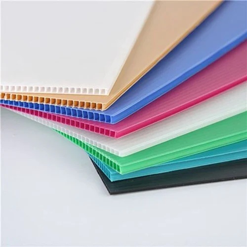 Polypropylene Corrugated Sheets - Color: Multicolor