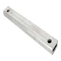Beam Bar - 370 mm, Rectangular Polished Aluminum | Corrosion Resistance, Precision Manufacturing, Ideal for Aluminum Formwork