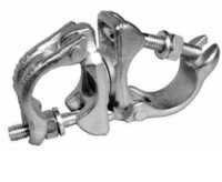 Swivel Coupler Forged - Mild Steel, 48mm Od , Silver Color, Corrosion Resistant With Hot-dip Galvanization For Scaffolding Assembly