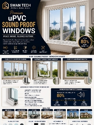 Upvc Sound Proof Window