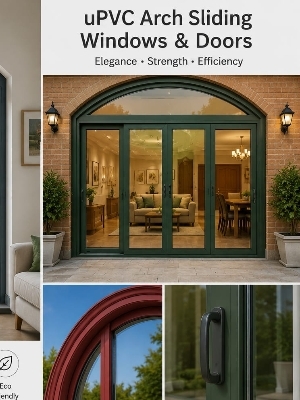 Upvc Arch Sliding Window
