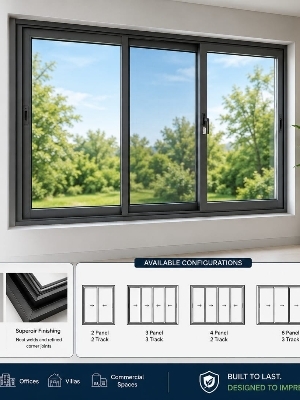 UPVC 2track Sliding Window